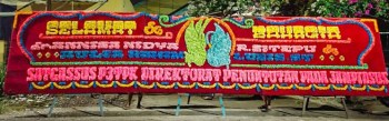 papan bunga Medan gandeng 3 (triple)